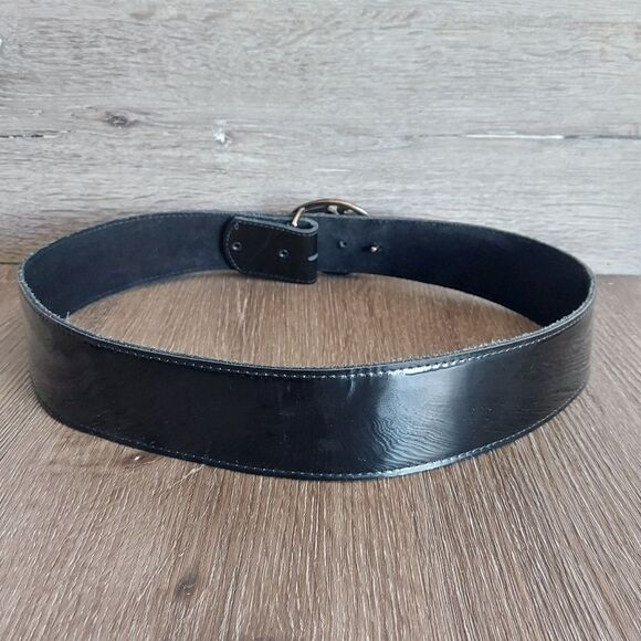 B-Low The Belt Black Patent Lether Belt- - Large - Picture 2 of 6